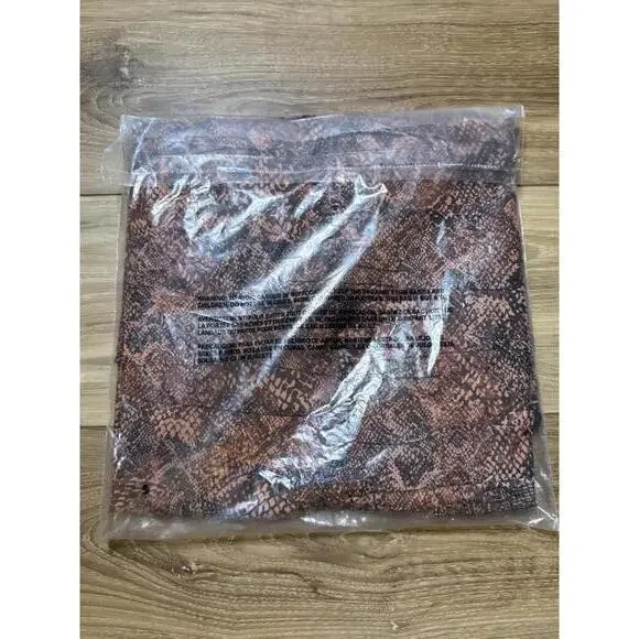 NWT! Avec Les Filles Cinched Long Sleeve Dress in Python Size 4 - Picture 5 of 5